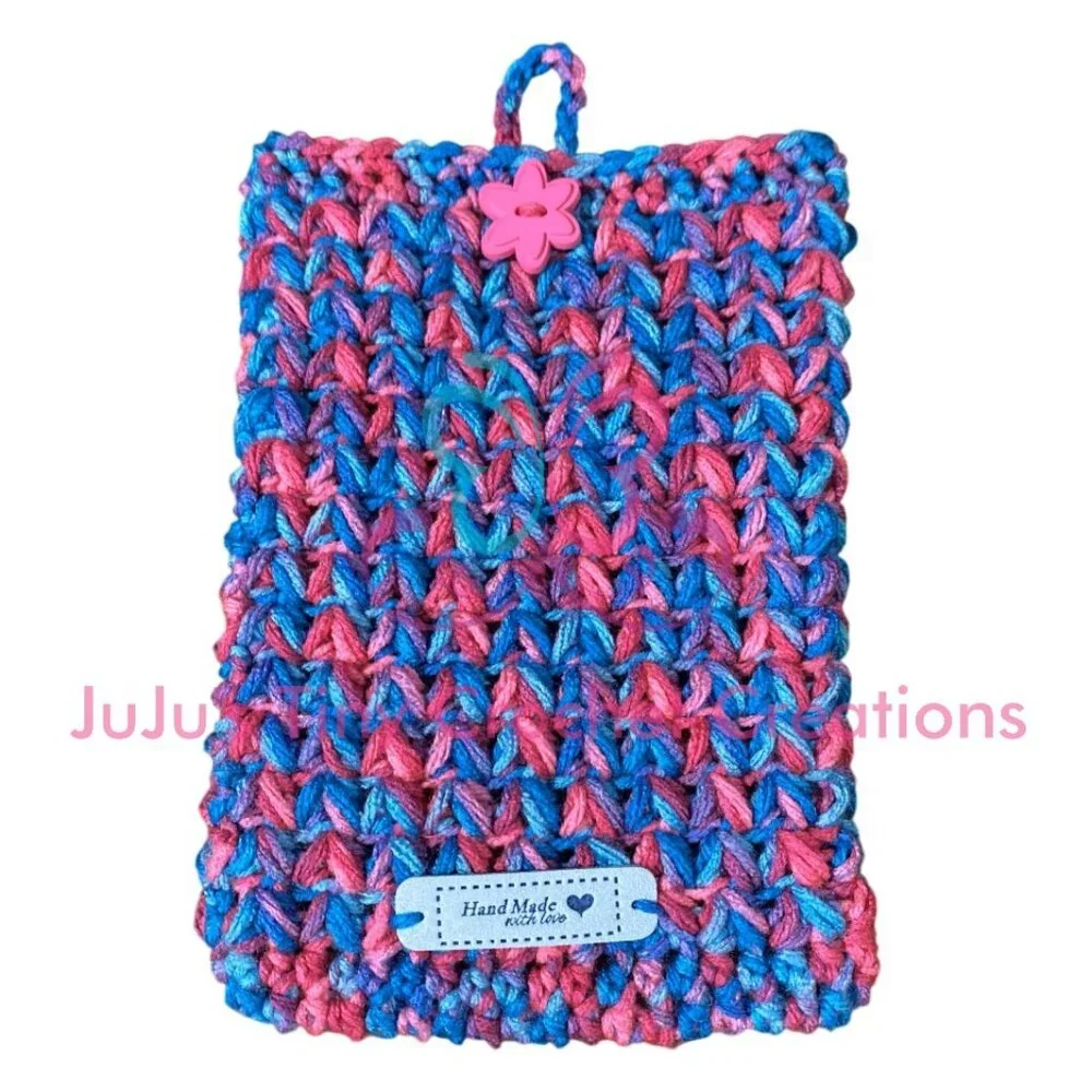 Handmade Crocheted Cover for Kindle Paperwhite E-Reader - Gift for Book Lovers